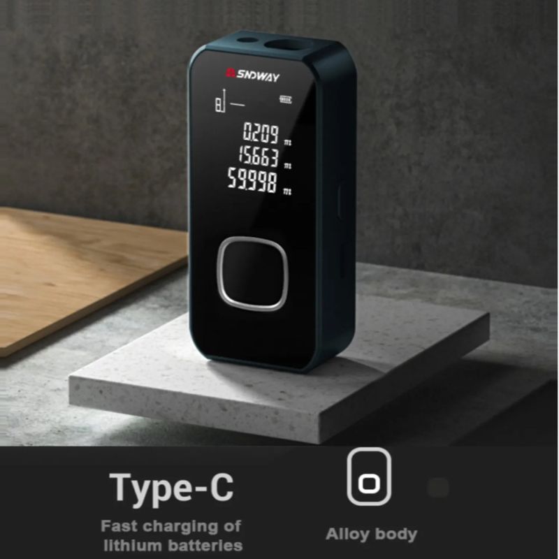 картинка Лазерный дальномер SW-25A 40 м черный от магазина "мир Электроники"