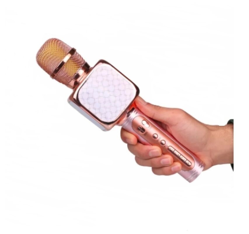 картинка Колонка Bluetooth, Караоке Микрофон YS-69, 2 динамика, USB, micro SD от магазина "мир Электроники"