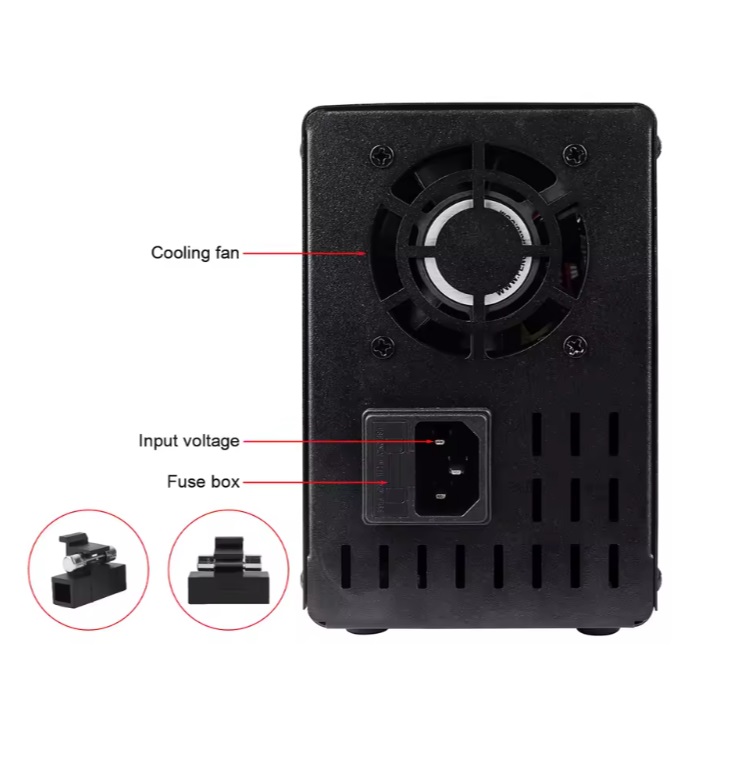 картинка Блок питания Nice-Power R-SPS3010D-4, 0–30В / 10А, USB, Type-C, черный от магазина "мир Электроники"