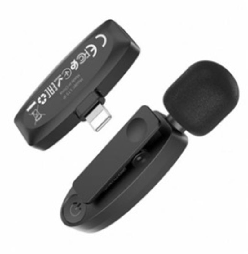 картинка Микрофон петличка беспроводной HOCO L15 для IpHone, до 6 ч от магазина "мир Электроники"