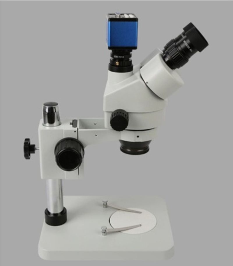 картинка Микроскоп тринокулярный Kaisi 37045A, 7-45х с LED подсветкой промышленный, для электроники, ювелиров от магазина "мир Электроники"