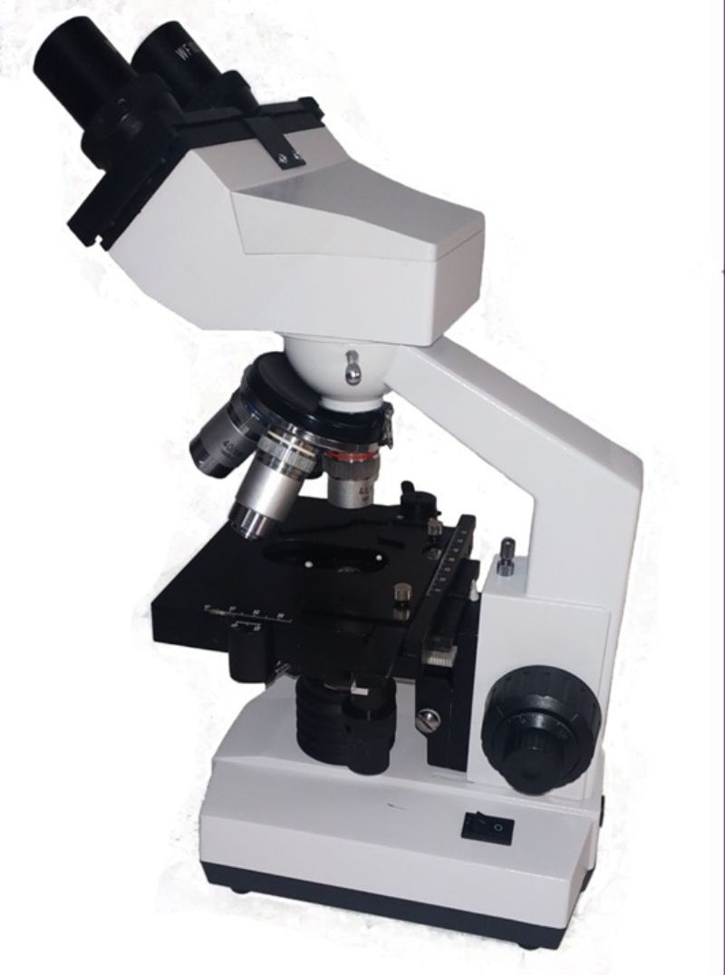 картинка Биологический бинокулярный микроскоп B-107 (XSZ-107BN-B), 40X-1000X, лабораторный от магазина "мир Электроники"