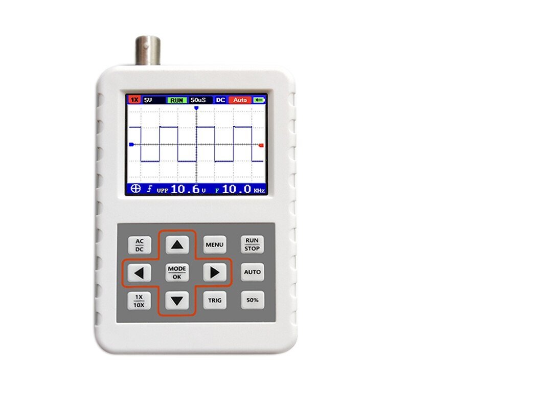 картинка Осциллограф компактный DSO FNIRSI PRO до 5 МГц от магазина "мир Электроники"