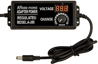 картинка Блок питания Afkas-nova A-0395, 3-24В/3А, 5.5×2.1 мм, регулируемый от магазина "мир Электроники"