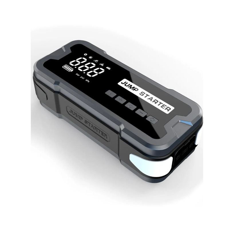картинка Jump Starter 4000A+компрессор (бензин до 8л, дизель до 6л) от магазина "мир Электроники"