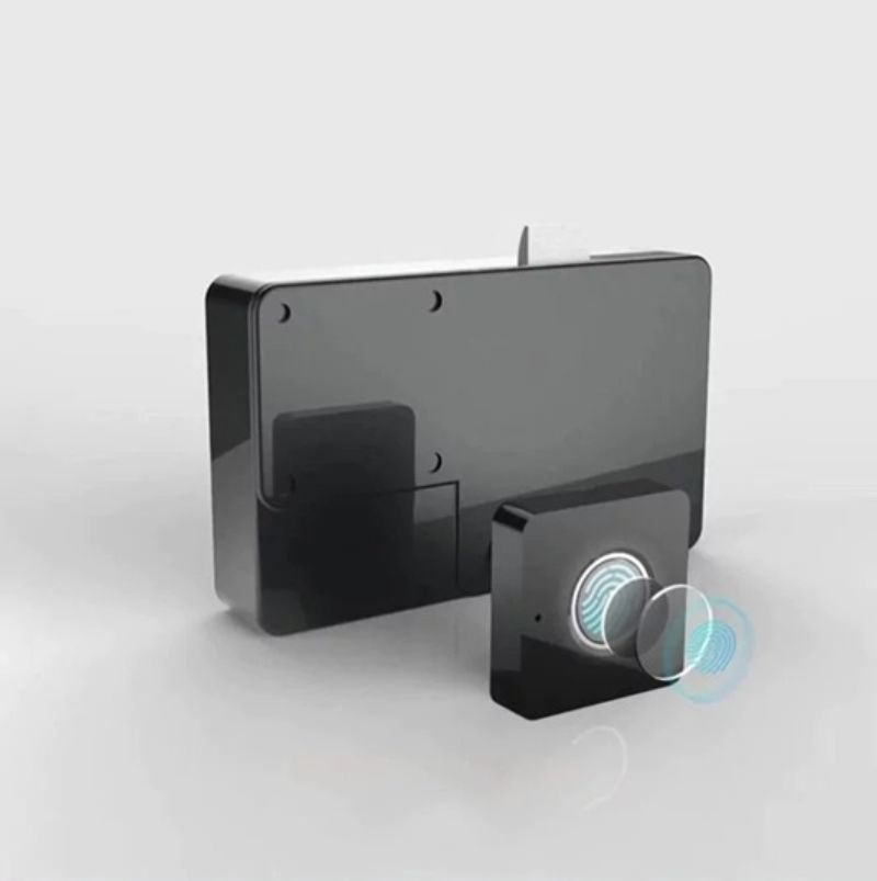 картинка Биометрический замок для шкафа Tuya Smart Lock BT, черный от магазина "мир Электроники"