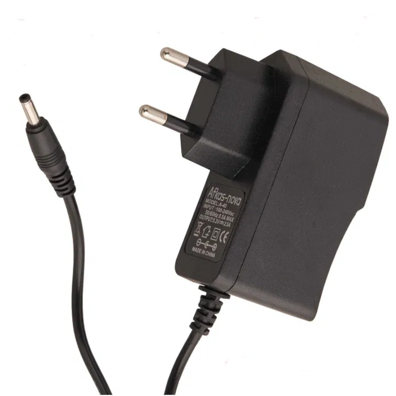 картинка Блок питания Afkas-nova A-40, 5.2В/2.5A Евро, для ID TV приставки от магазина "мир Электроники"