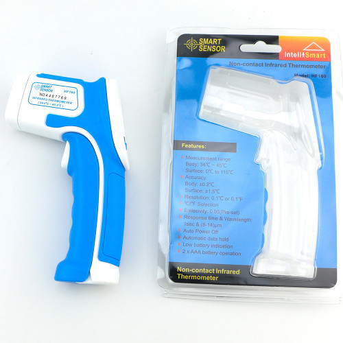 картинка Инфракрасный медицинский бесконтактный термометр пирометр HF180 от магазина "мир Электроники"
