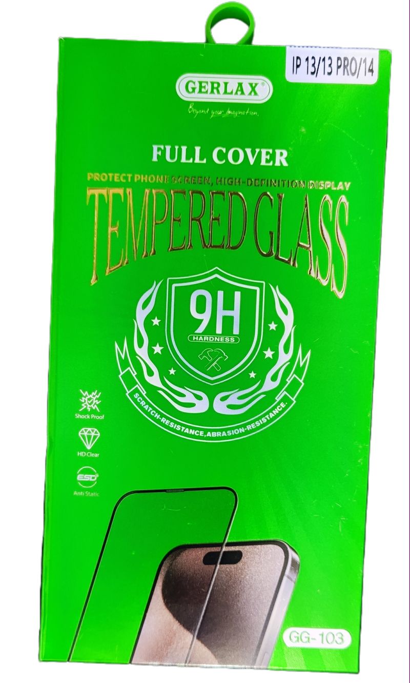 картинка Стекло IP 13/13PRO/14 GERLAX Full Cover Tempered для экрана телефона от магазина "мир Электроники"