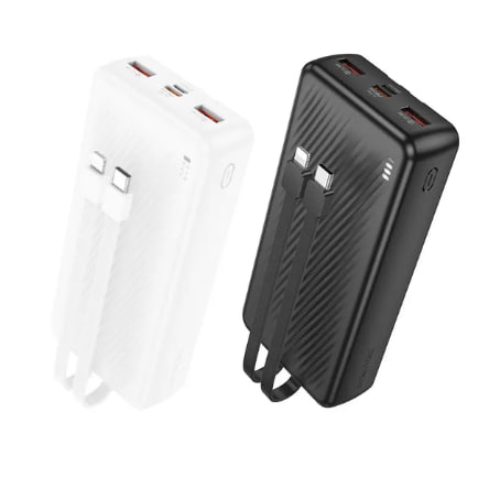 картинка Power Bank Borofone BJ57A 10000мАч, 22.5Вт, QC 3.0, 2 входы, 3 выхода от магазина "мир Электроники"