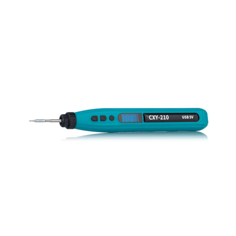 картинка Аккумуляторный паяльник CXY-210 LED. жало C210, 12Вт, до 480 град. от магазина "мир Электроники"