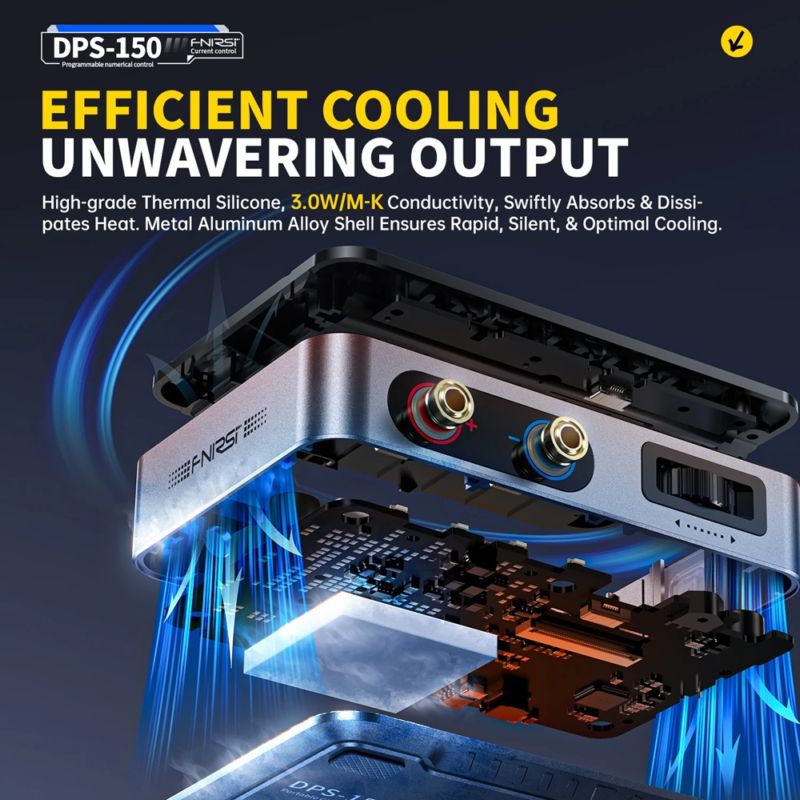 картинка Преобразователь DC/DC FNIRSI DPS-150 до 30В/5А, 150 Вт, лабораторный, понижающий от магазина "мир Электроники"