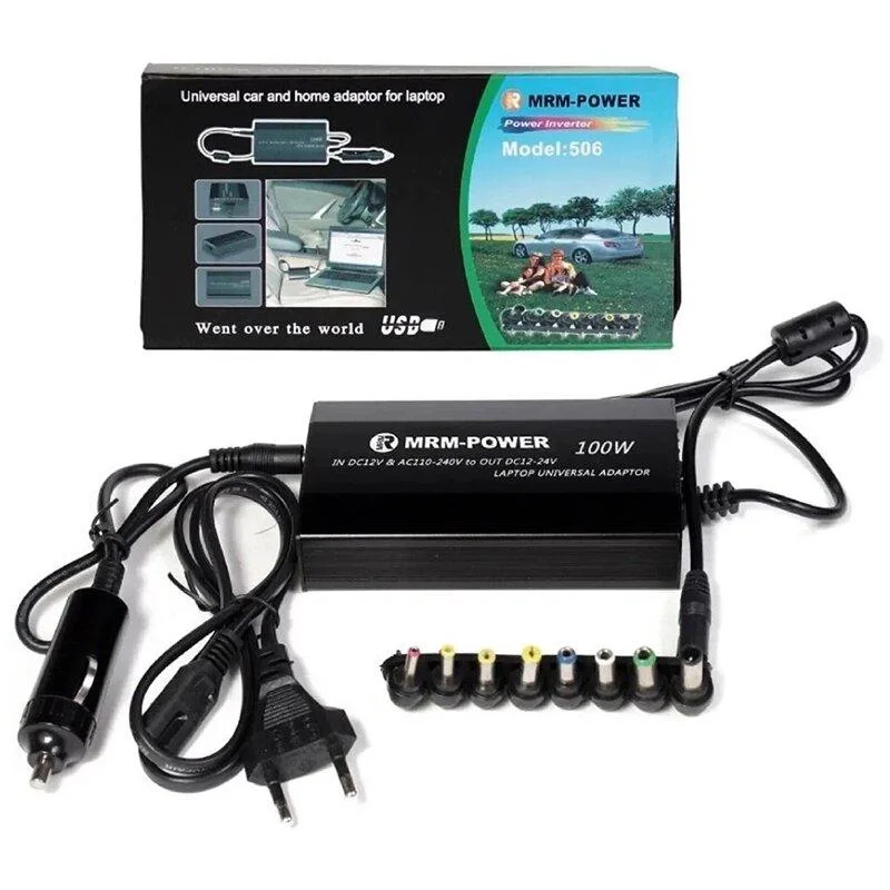 картинка Блок питания MRM POWER MR-506 12-24 В 120 Вт с адаптерами + автозарядка	 от магазина "мир Электроники"