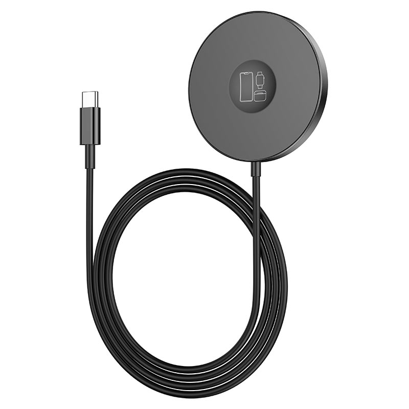 картинка Беспроводное зарядное устройство Hoco CW41 3-в-1, 15 Вт, магнитное от магазина "мир Электроники"