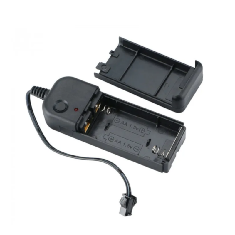 картинка Гибкий неон с адаптером на 3В 3м синий от магазина "мир Электроники"