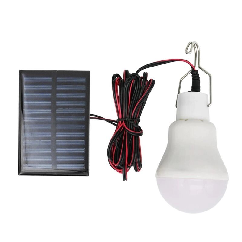 картинка Светодиодная лампа для кемпинга, палатки с солнечной зарядкой от магазина "мир Электроники"