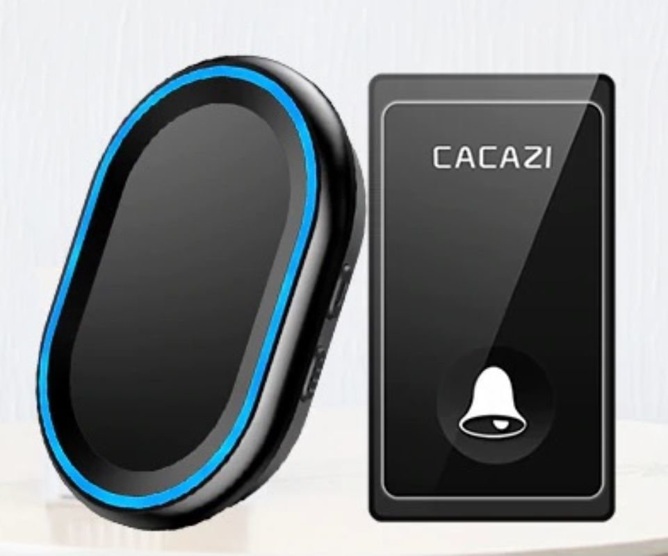 картинка Беспроводной дверной звонок CACAZI дальность до 200 м от магазина "мир Электроники"