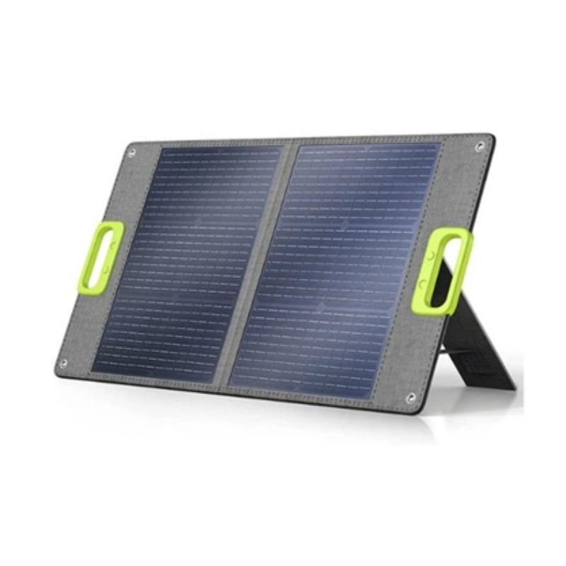 картинка Солнечная панель портативная туристическая CTECHi SP-60, 60 Вт, 2USB, USB-C, монокристаллическая от магазина "мир Электроники"