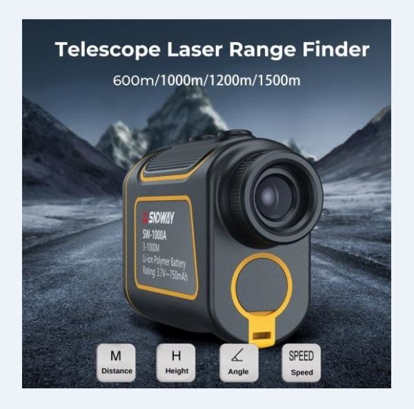 картинка Лазерный дальномер SNDWAY SW-1500A 7x 1500м от магазина "мир Электроники"