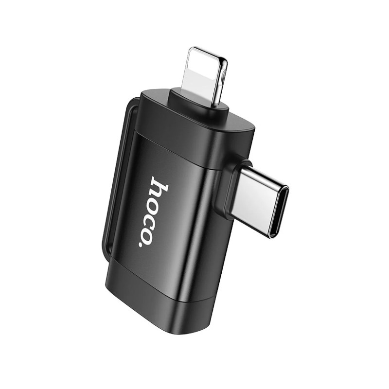 картинка Адаптер HOCO UA31F OTG, USB мама на Type-C/IP папа от магазина "мир Электроники"