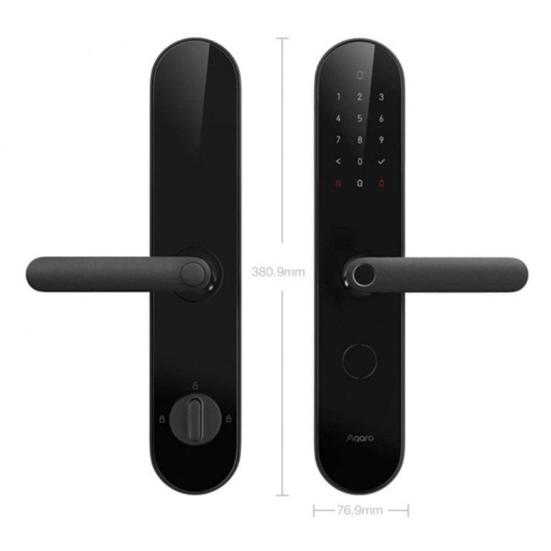 картинка Биометрический дверной замок Aqara (Xiaomi ) N100 Zigbee Edition, ZNMS16LM, BT, Global от магазина "мир Электроники"