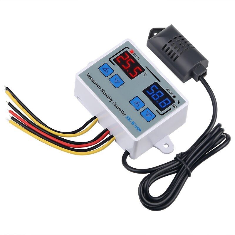 картинка Контроллер температуры, влажности W1099 для инкубатора 220В от магазина "мир Электроники"