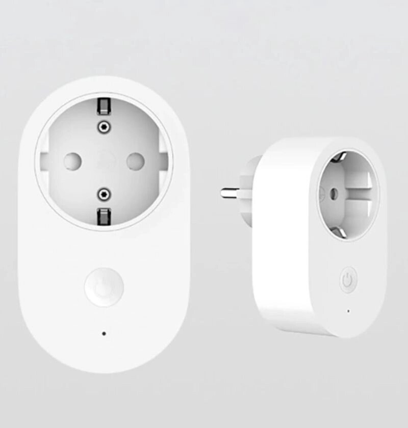 картинка Умная розетка (вилка) Xiaomi Mi, Wi-Fi, адаптер питания 220В до 16А от магазина "мир Электроники"