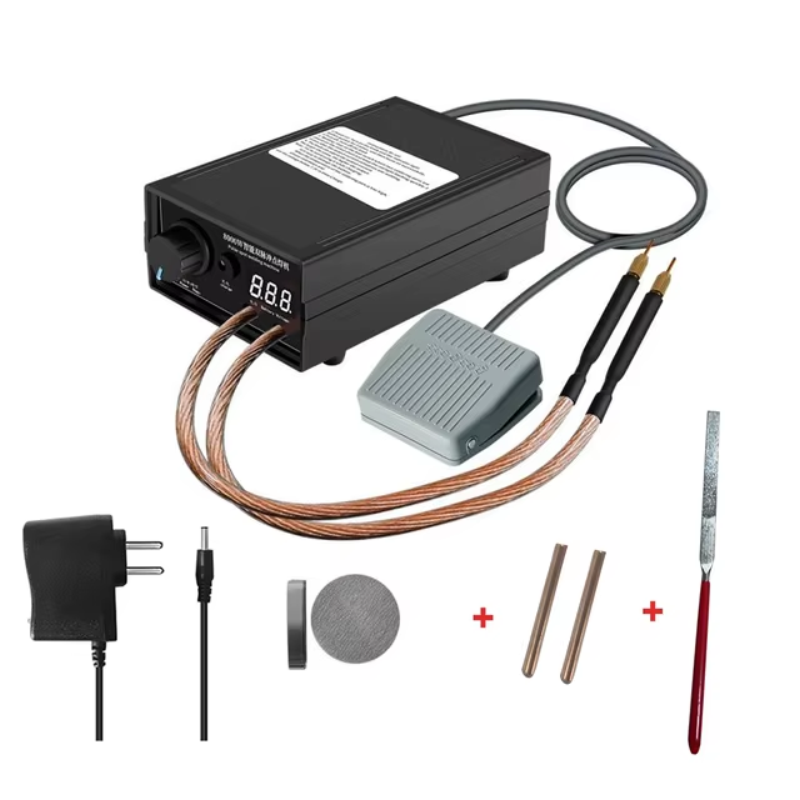 картинка Точечная сварка 220В 8000Вт, аккумулятор, до 0.35 мм от магазина "мир Электроники"