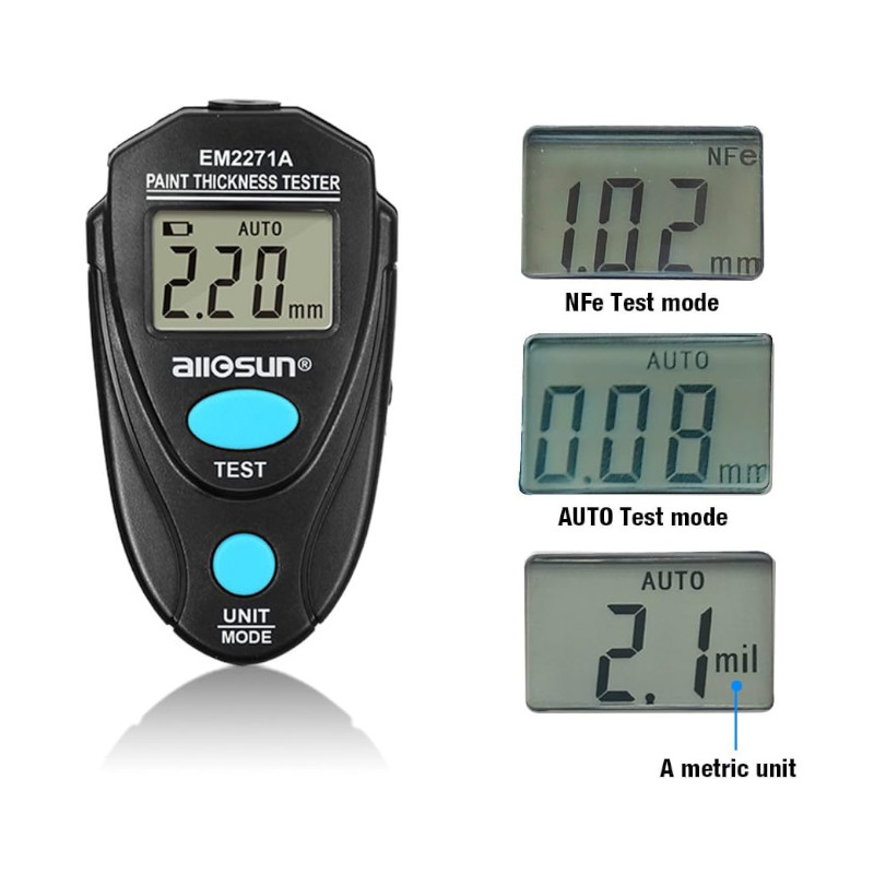 картинка Толщиномер EM2271A All Sun от магазина "мир Электроники"
