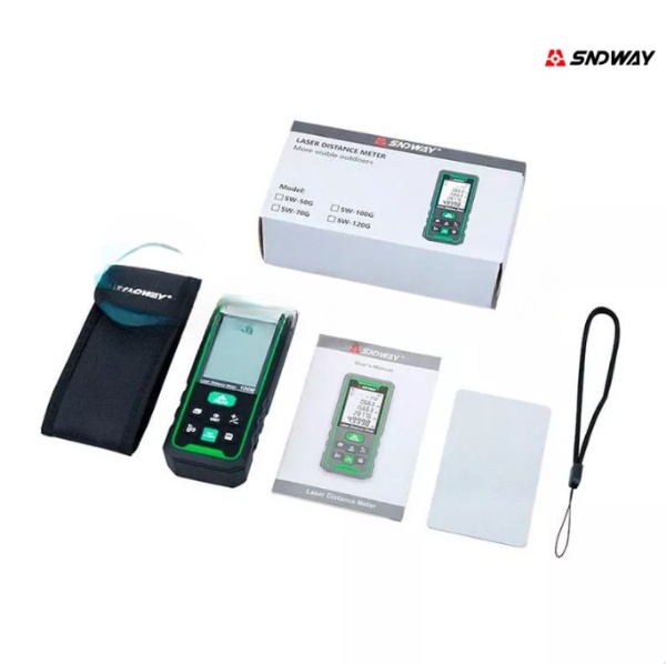 картинка Лазерный дальномер SNDWAY SW-100BG от магазина "мир Электроники"