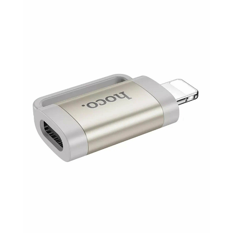 картинка Адаптер HOCO UA31B OTG, Type-C мама на IP папа от магазина "мир Электроники"