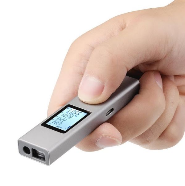 картинка Лазерный дальномер ATuMan LS-P миниатюрный 40 м, точность 2 мм от магазина "мир Электроники"