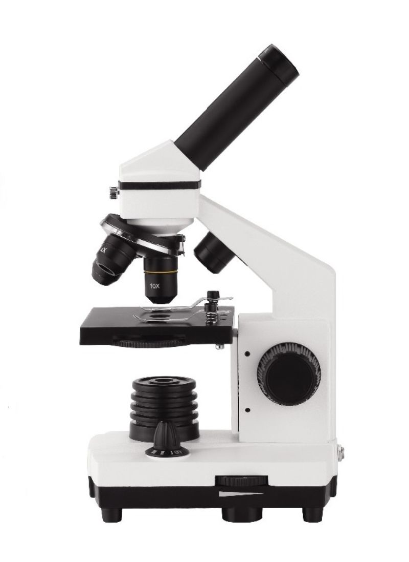картинка Микроскоп биологический Aomekie 64X/160X/640X + слайды от магазина "мир Электроники"