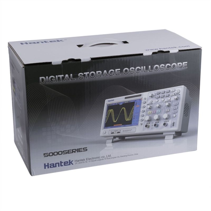 картинка Осциллограф профессиональный Hantek DSO5202P до 200 МГц, 2 канала от магазина "мир Электроники"
