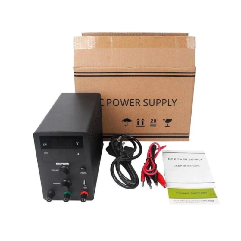 картинка Блок питания лабораторный NICE-POWER R-SPS3010, 0-30В/10А, энкодер, 2 индикатора от магазина "мир Электроники"