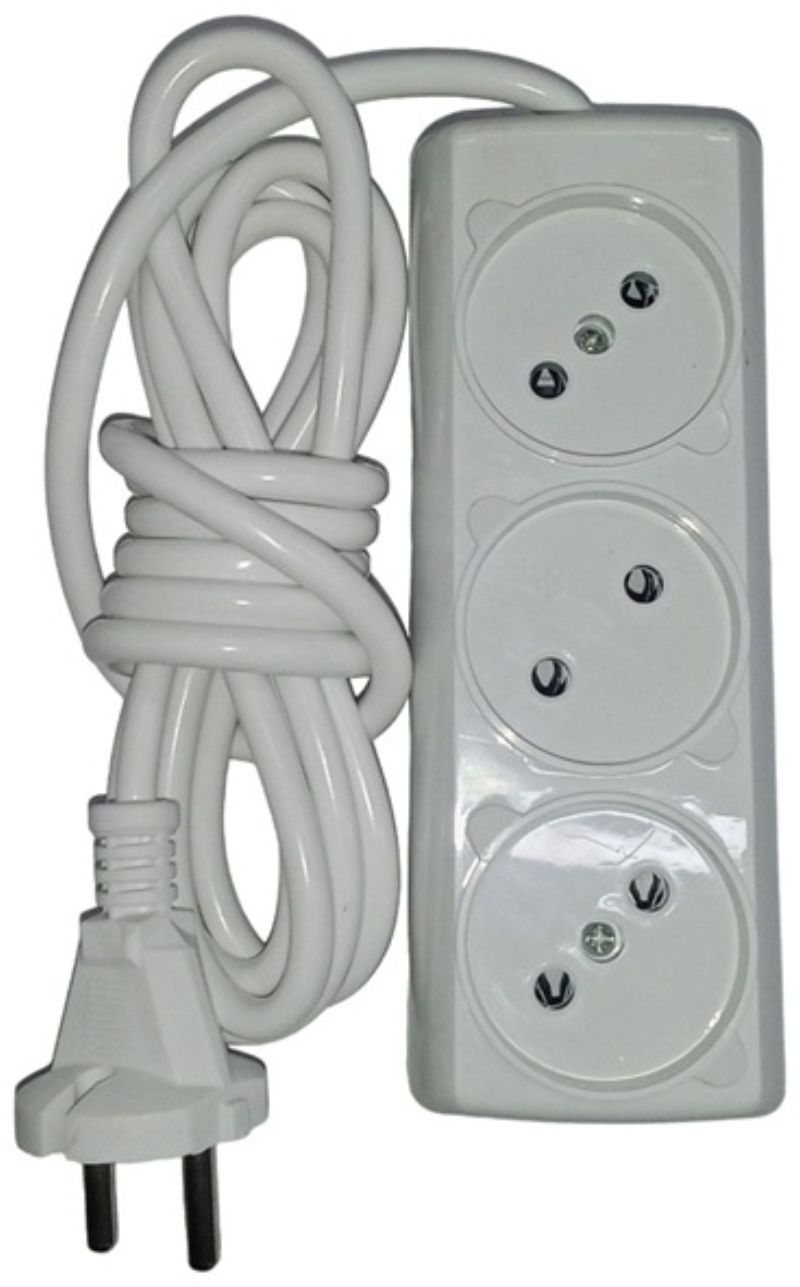 картинка Удлинитель MRM-POWER на 3 розетки, 3 м, без заземления от магазина "мир Электроники"