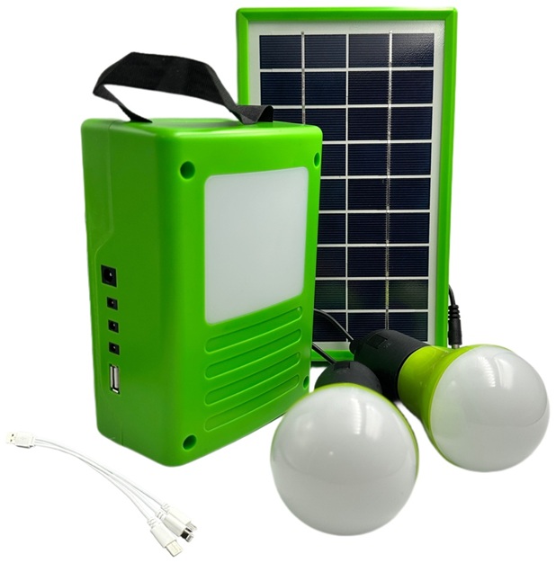 картинка Автономное освещение XT03 для кемпинга, LED 3 Вт + 2 лампы, аккумулятор 5 Ач от магазина "мир Электроники"