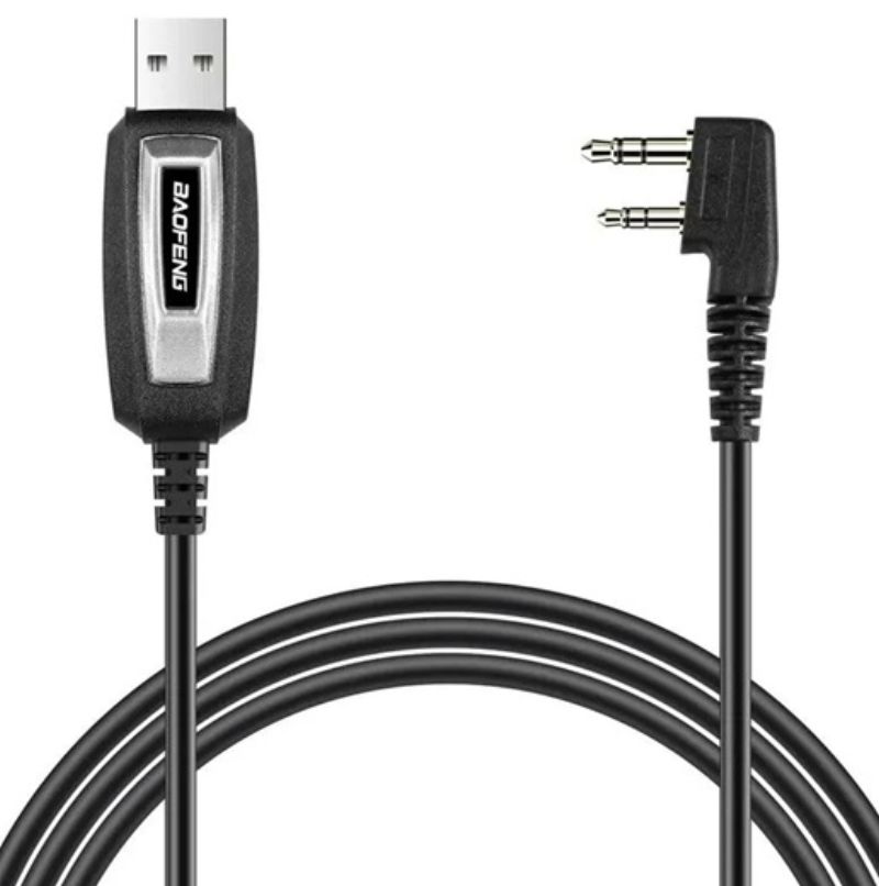 картинка Кабель программатор USB для рации Baofeng Kenwood с CD от магазина "мир Электроники"