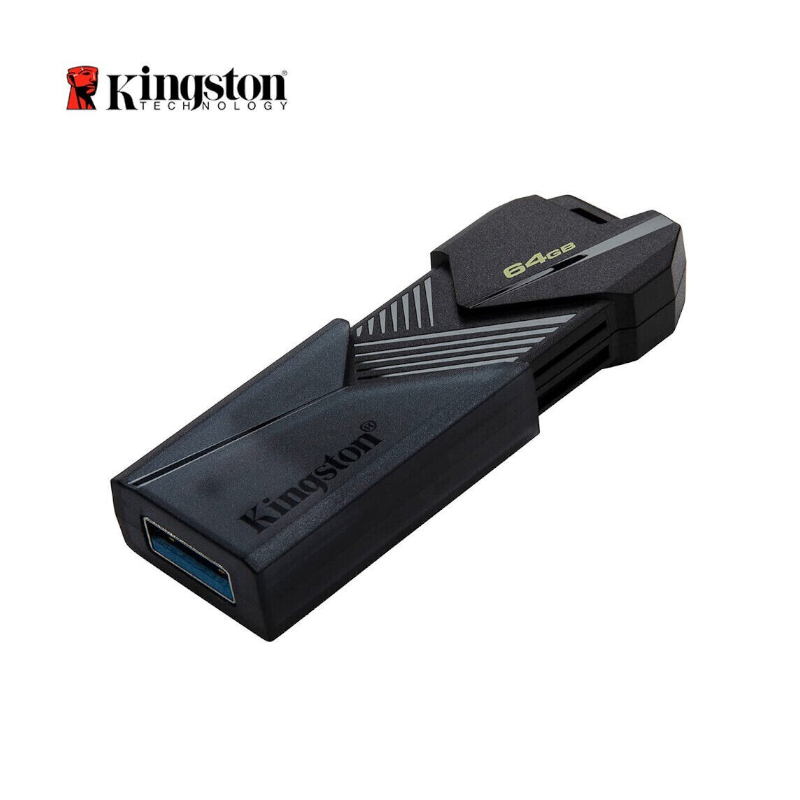 картинка Флешка Kingston DTXON/64GB, 64GB, USB 3.2, черный от магазина "мир Электроники"