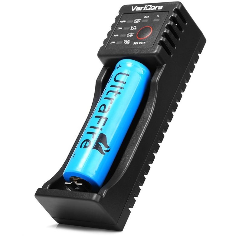картинка Зарядное усройство VariCore V10 1, для Li-ion/Li-Fe/Ni-HM аккумуляторов (Код: ) от магазина "мир Электроники"