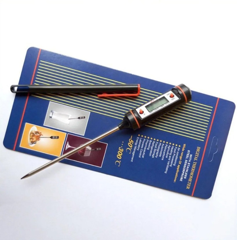 картинка Кулинарный термометр WT-1 с чехлом под ручку (до 300°C) от магазина "мир Электроники"