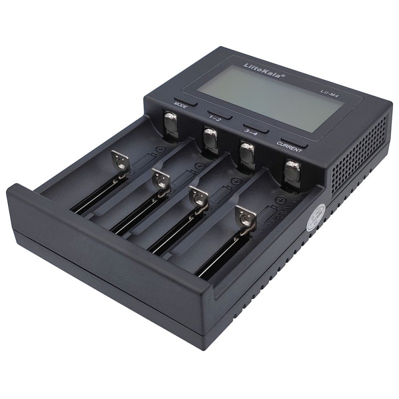картинка Зарядное устройство LiitoKala Lii-M4(U1), 4 слота, Li-ion/Ni-HM + зарядка		 от магазина "мир Электроники"