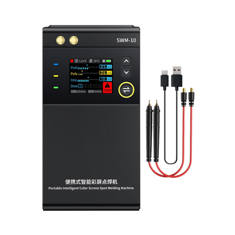 картинка Точечная сварка FNIRSI SWM-10, 5000 мАч, до 0.25 мм от магазина "мир Электроники"