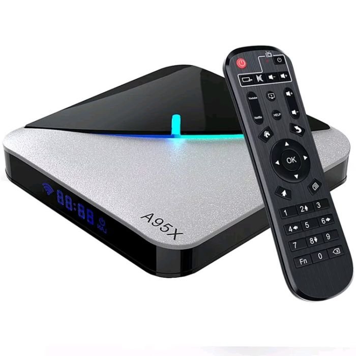 картинка TV Box A95X F3 Air S905X3 Android 9, 4/32 ГБ от магазина "мир Электроники"