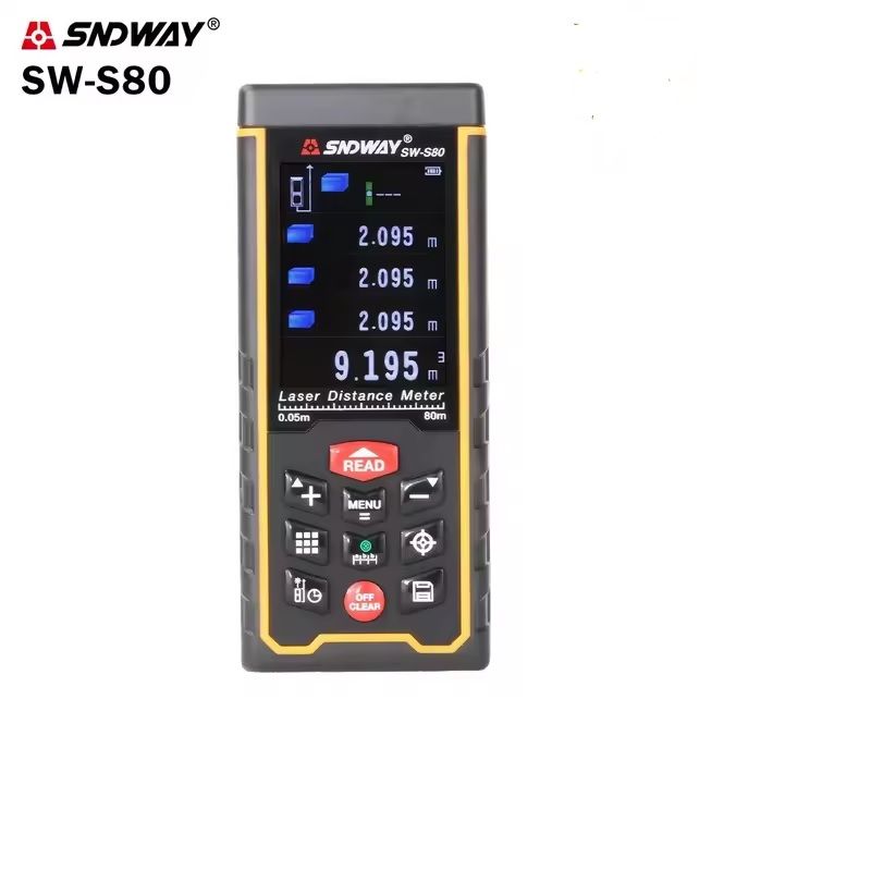 картинка Лазерный дальномер, рулетка SW-S80 80 м, измерение угла наклона, камера прицела от магазина "мир Электроники"