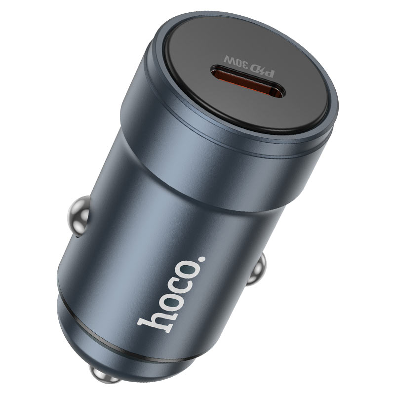 картинка Зарядное устройство автомобильное HOCO Z57, PD 30W, USB-C, шнур IP от магазина "мир Электроники"