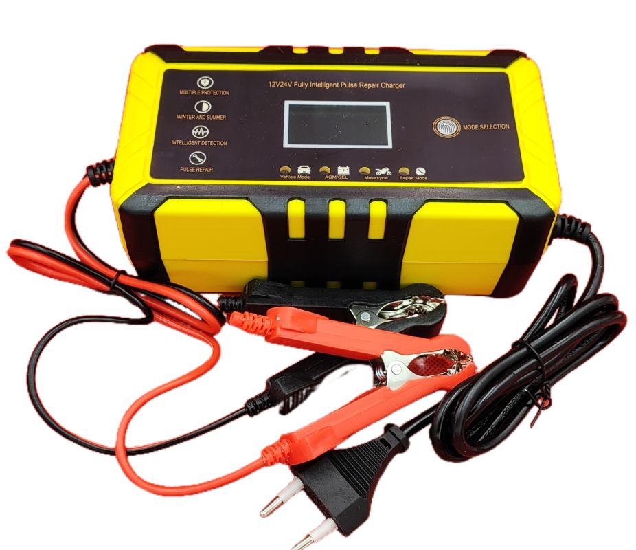 картинка Зарядное устройство TA-SC248 для аккумулятора автомобиля 12/24В, 8/4А от магазина "мир Электроники"