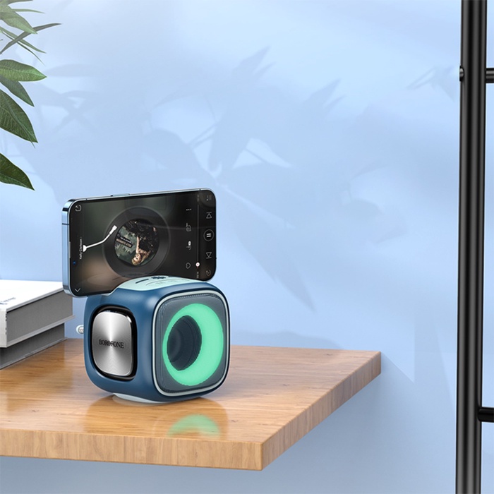 картинка Колонка беспроводная BROFONE BR29 с подсветкой ВТ 5.3, 7 Вт, 3 ч от магазина "мир Электроники"