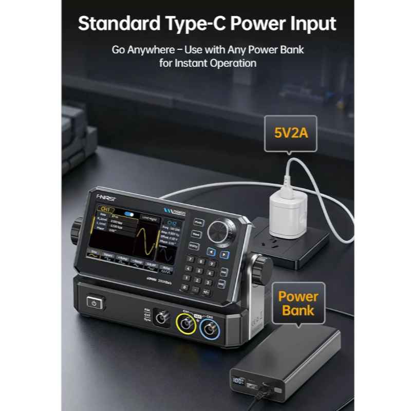 картинка Генератор сигналов FNIRSI TSG3020, 2 канала, до 30 МГц от магазина "мир Электроники"