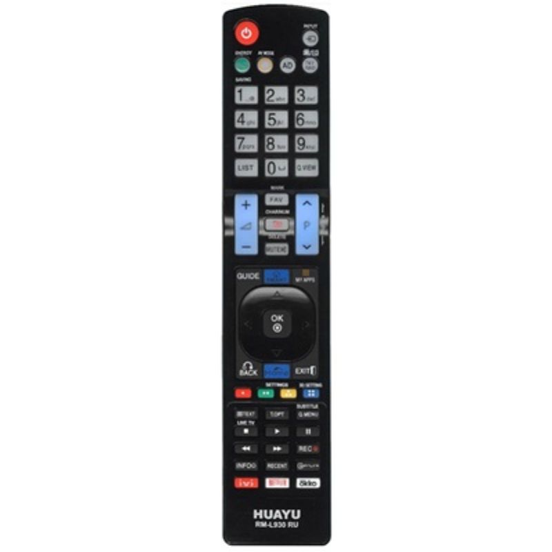 картинка Пульт универсальный HUAYU RM-L930+3  для телевизора LG от магазина "мир Электроники"